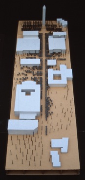 UC Berkeley Campanile Way - concept model 